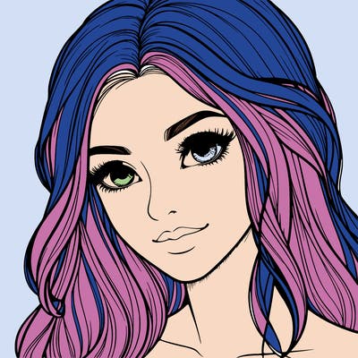 realistic pretty girl