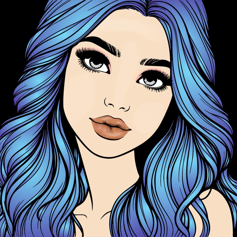 beautiful realistic girl