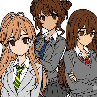 anime girls teenagers