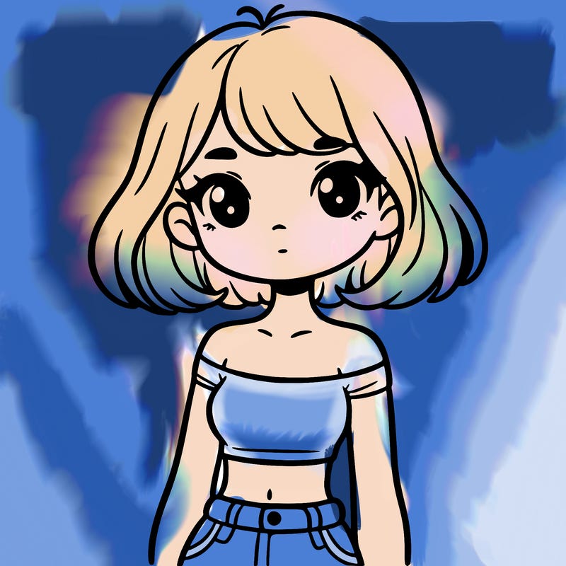 girl in a cute crop top