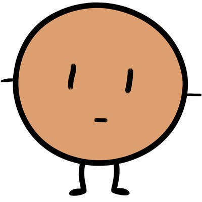 a plain circle with nothing else