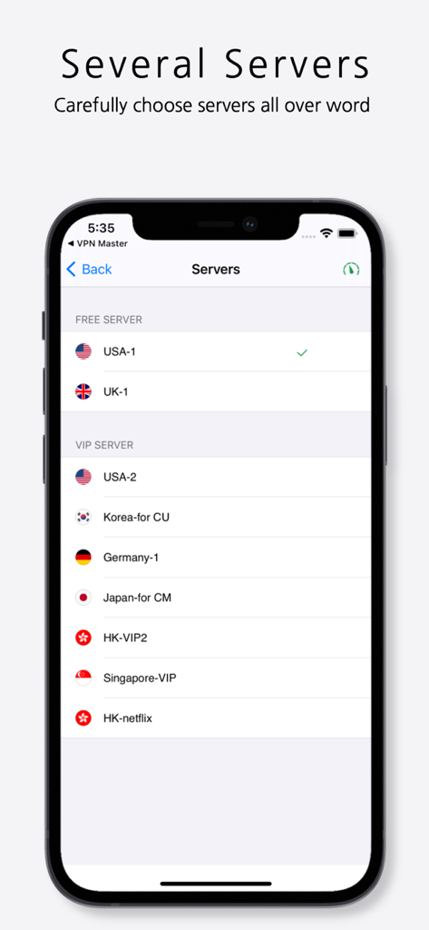 AirVPN-VPN Master WiFi Privacy - AirVPNサーバーリスト。無料およびVIPのグローバルサーバーの場所を示しています。