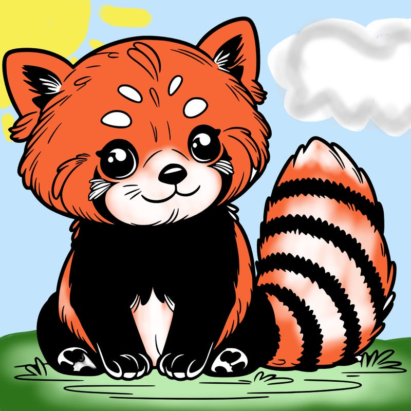 red panda