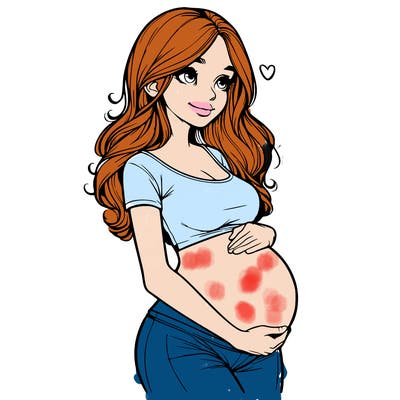 realistic pregnant girl