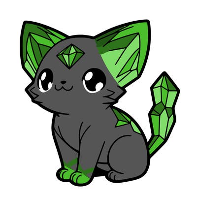 crystal kitten