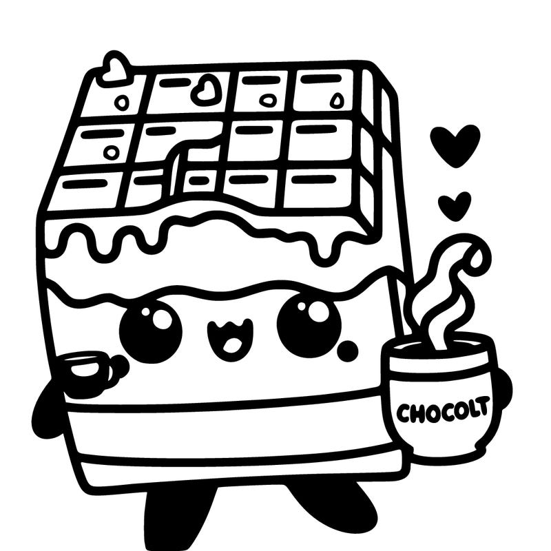 chocolat kawaii
