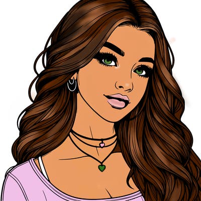 detailed realistic girl