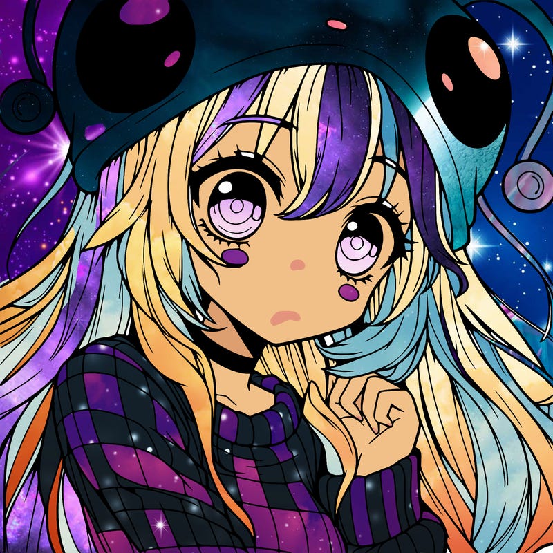 anime alien girl
