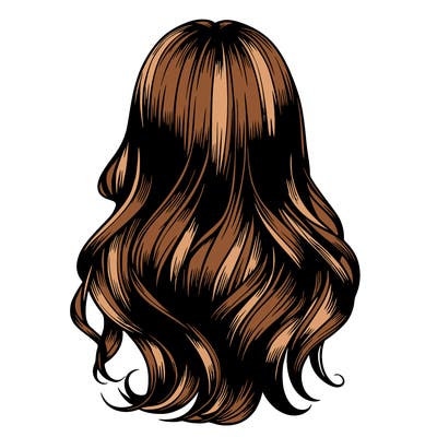 realistic hair