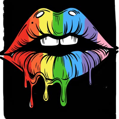 lips that look realistic and drip