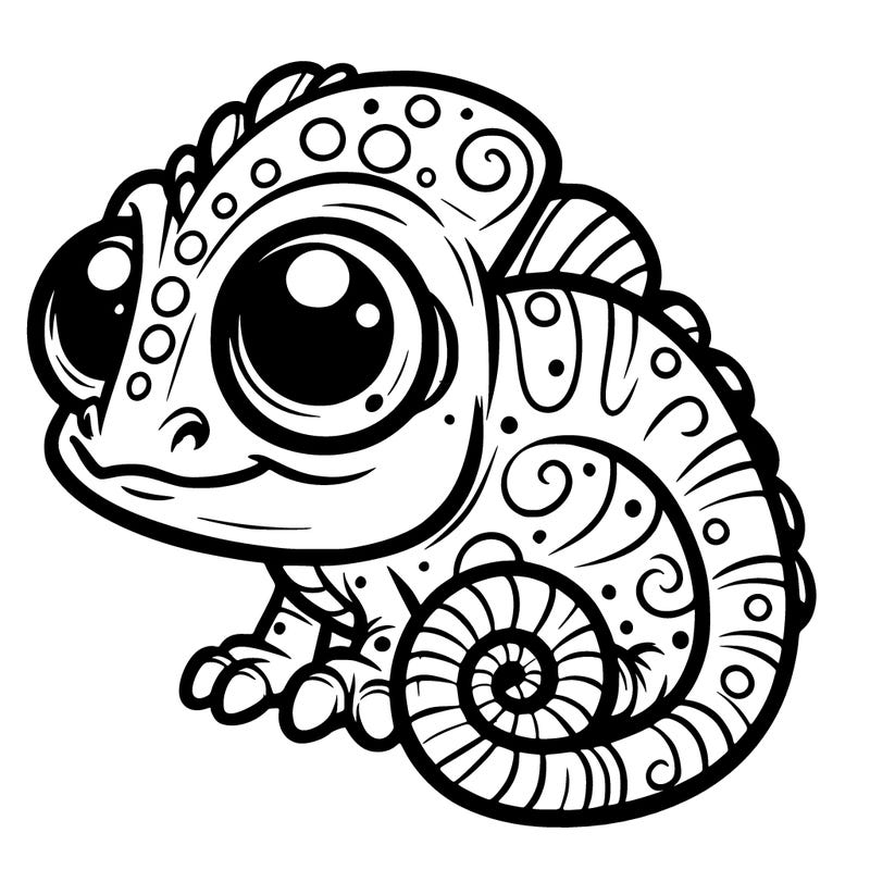baby chameleon