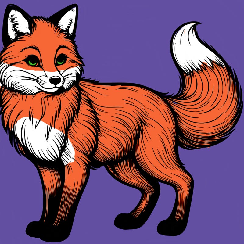 realistic fox
