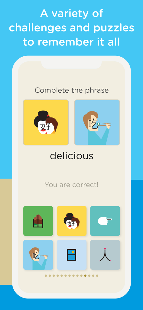 Chineasy: Learn Chinese easily - インタラクティブな中国語学習パズルと視覚的な文字記憶術
