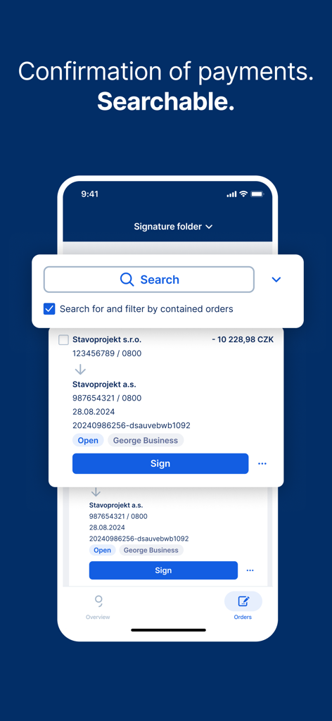 George Business Česko - Finance App | MWM