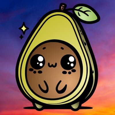 cute avocado