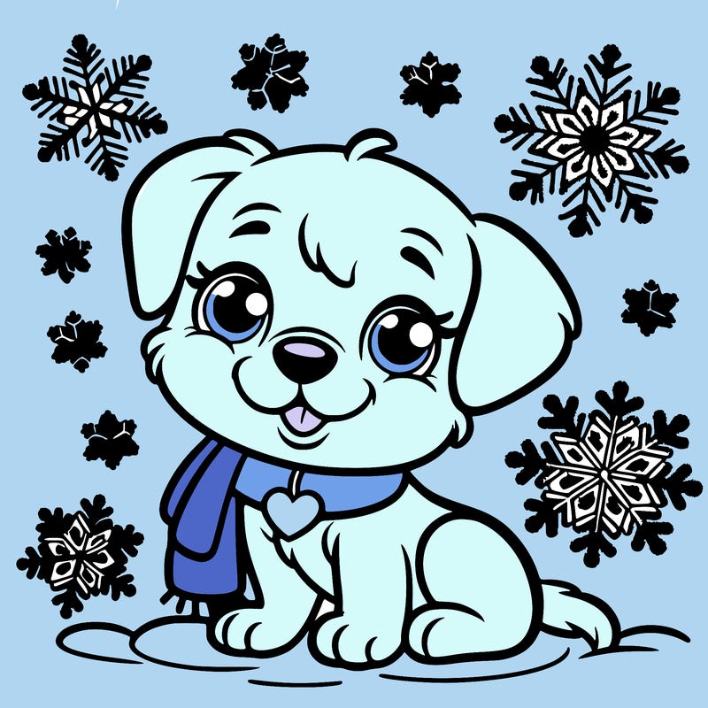 snowflake puppy