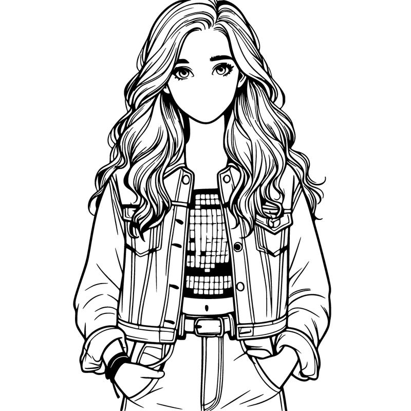 realistic teenage girl