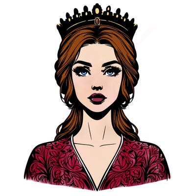 realistic beautiful queen