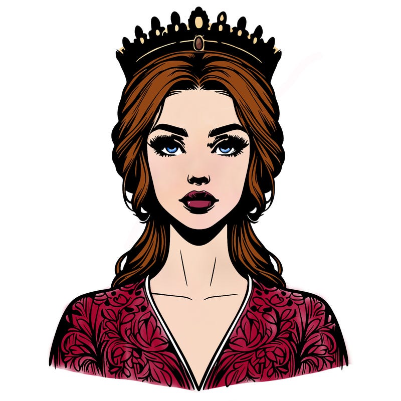 realistic beautiful queen