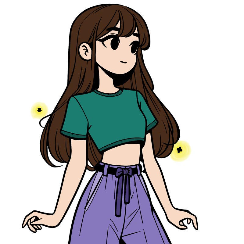 girl in a cute crop top