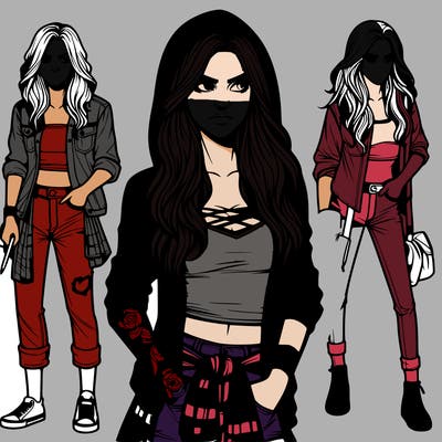 realistic female rebel