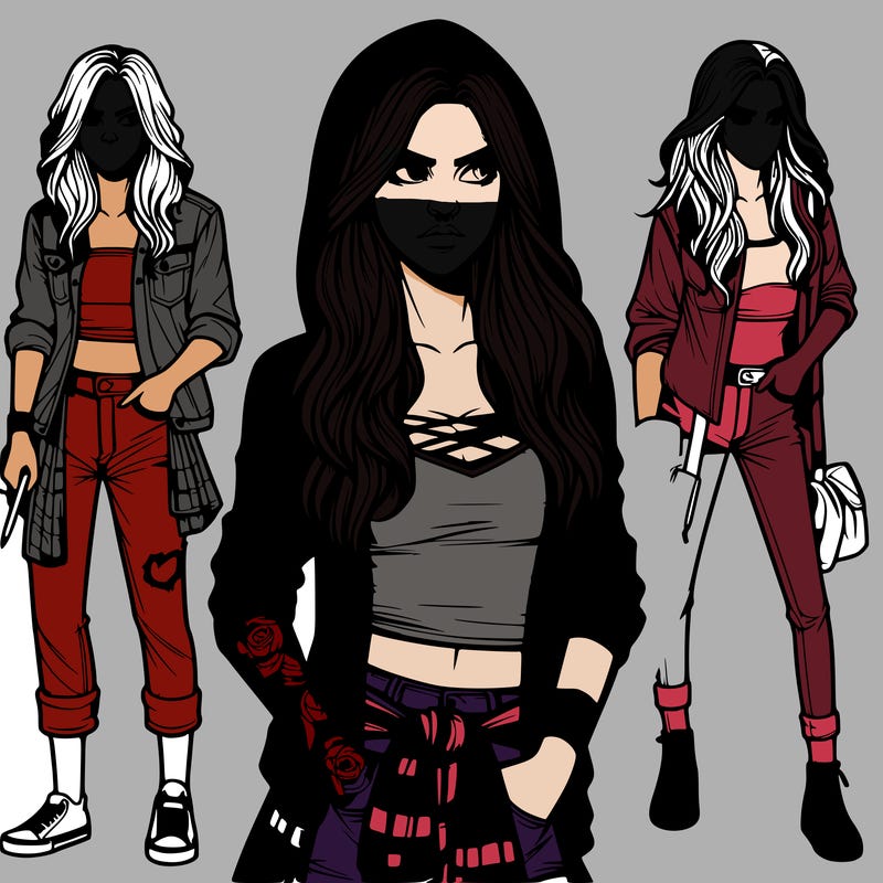 realistic female rebel