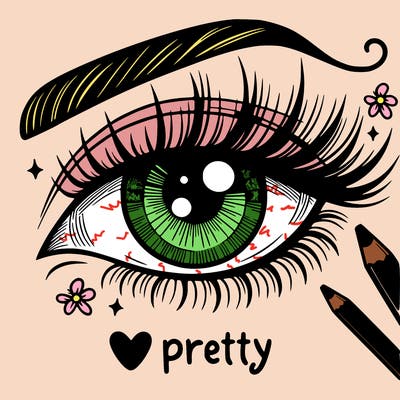 pretty eye