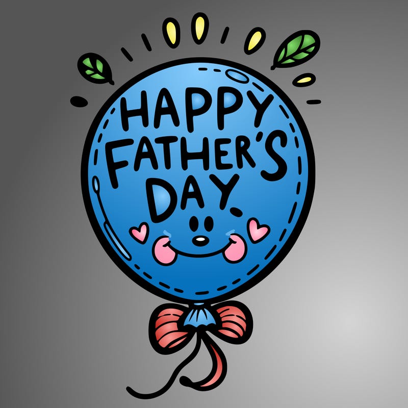 happy fathers day ballon