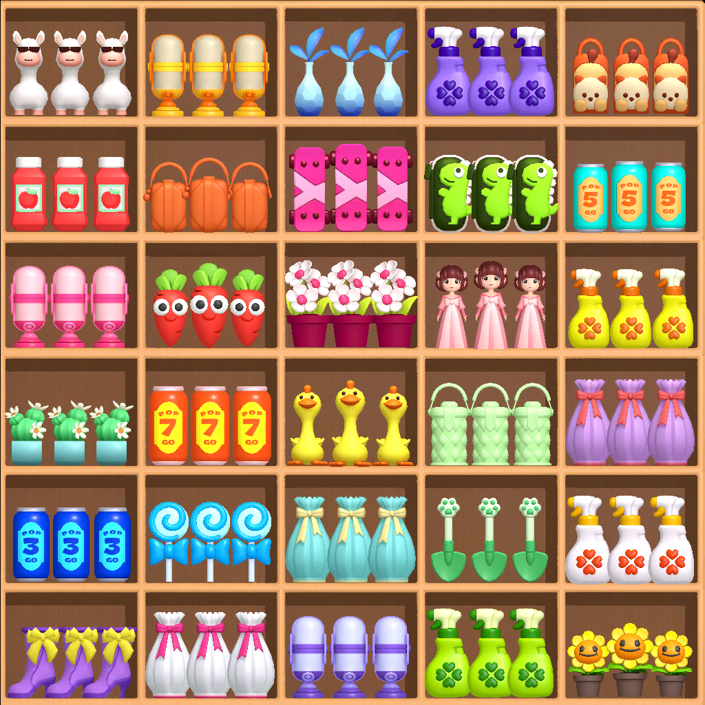 Triple Good Sorting:Match Game | Satisfying 3D Goods Sort Puzzle