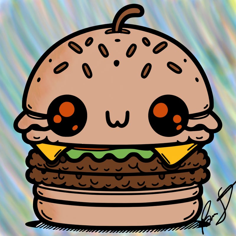 burger cute