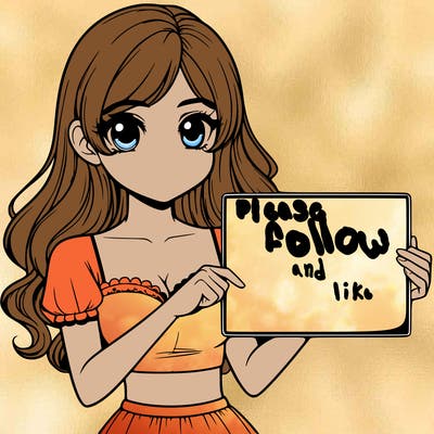 realistic pretty girl holding blank sign