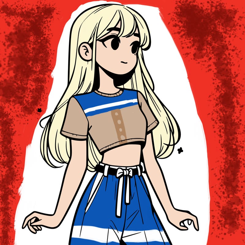 girl in a cute crop top