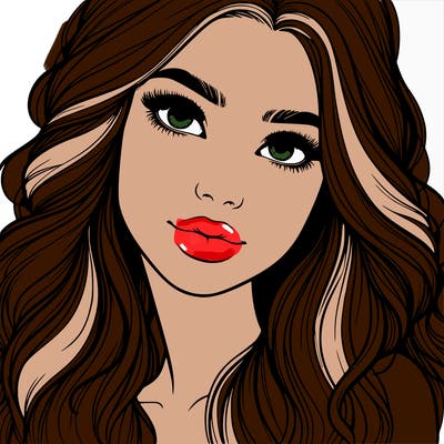 beautiful realistic girl