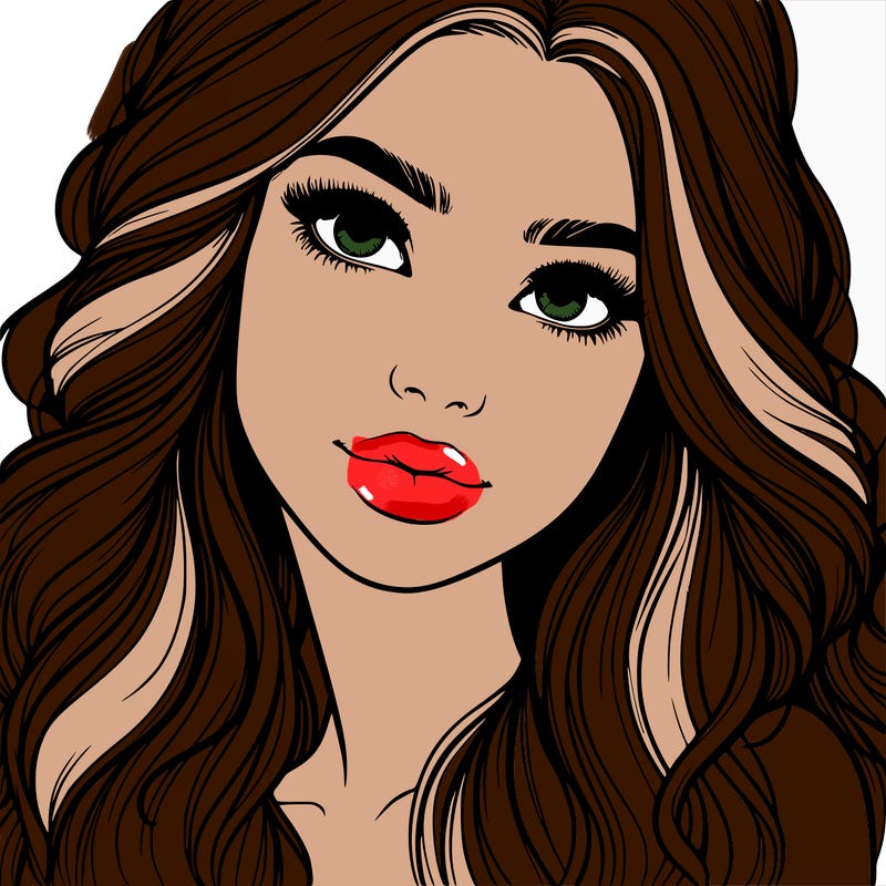 beautiful realistic girl