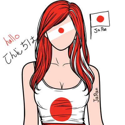 girl in tanktop realistic