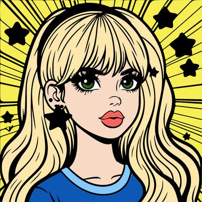 girl power pop art