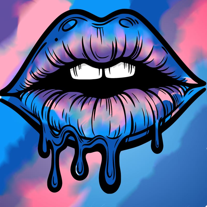 lips that look realistic and drip