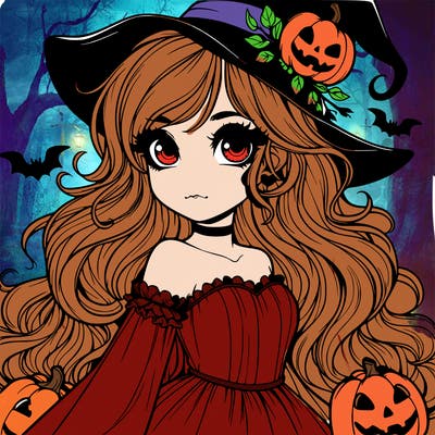 realistic girl halloween