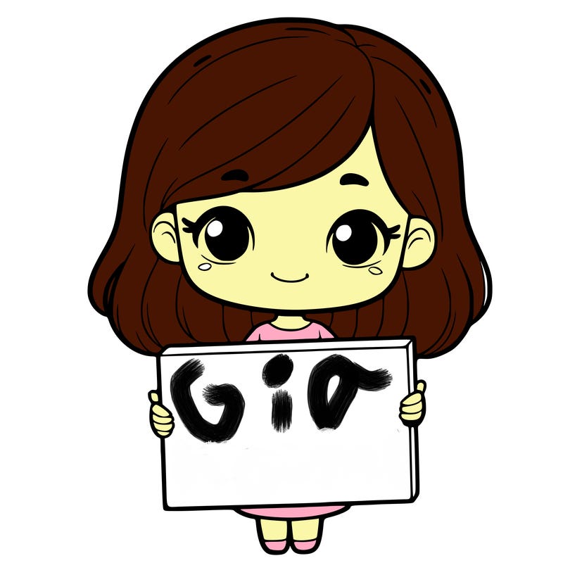 girl with sign