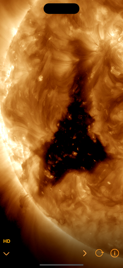 Solar Alert: Protect your Life - High definition view of solar plasma and sun activity on the Solar Alert app monitor