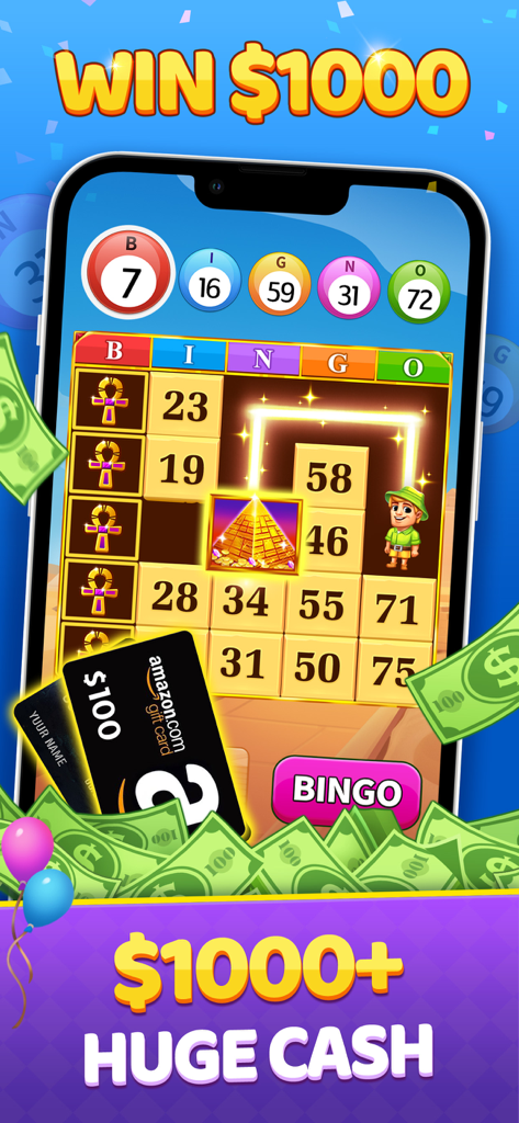 Bingo 2026 Clash - Bingo 2026 Clash gameplay showing bingo board and cash rewards