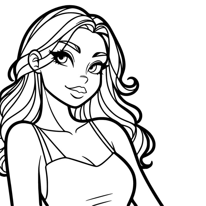 a pretty girl