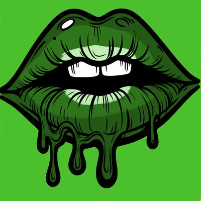 lips that look realistic and drip