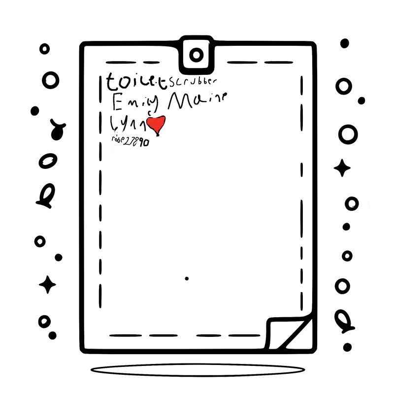 blank piece of paper