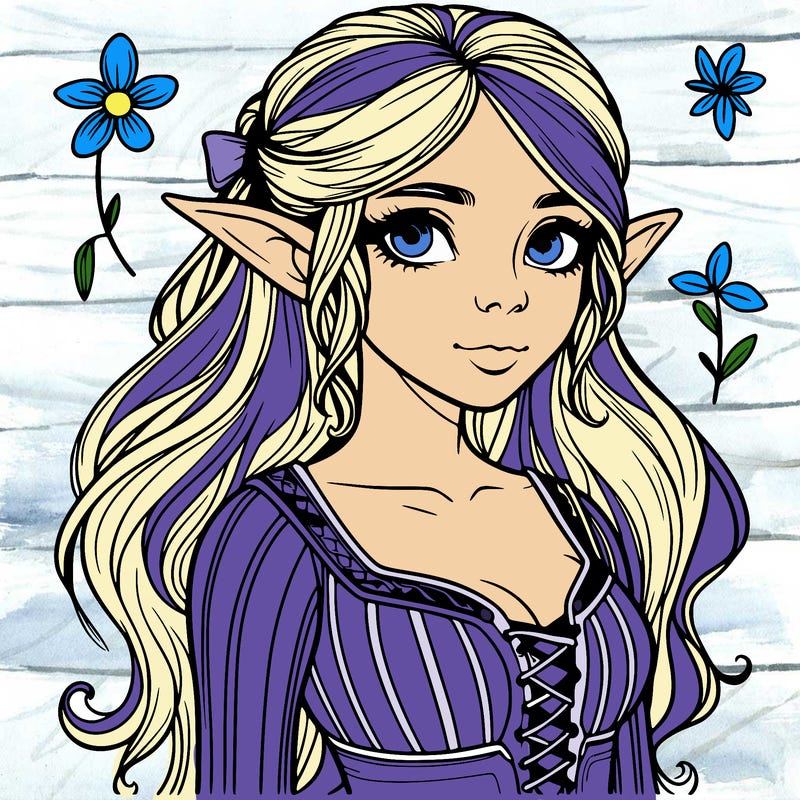 realistic girl elf