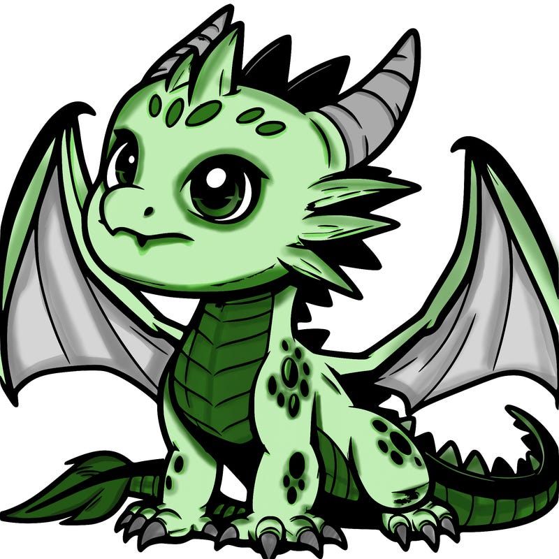 fierce baby night dragon