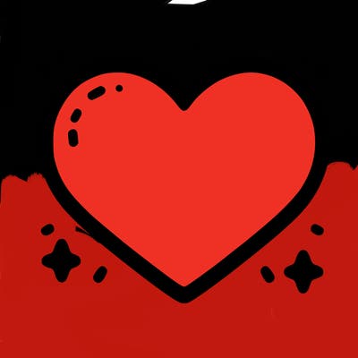 blank  heart