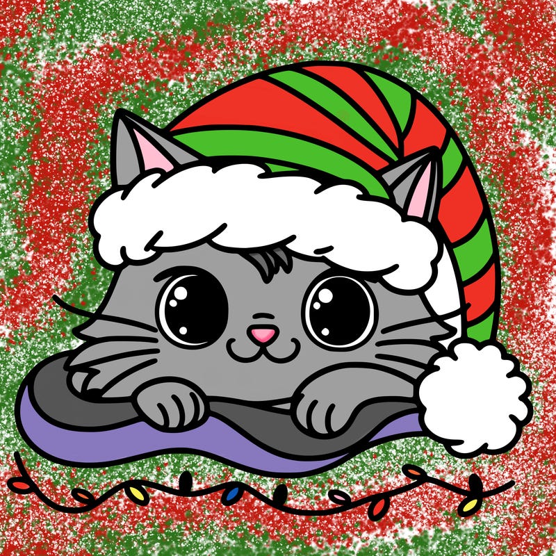 cat christmas