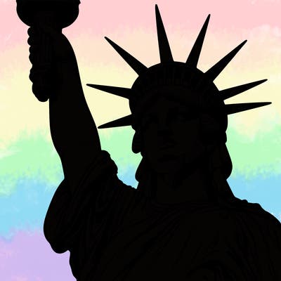 realistic statue of liberty