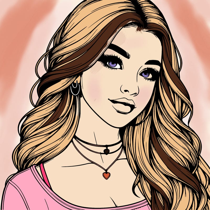 detailed realistic girl